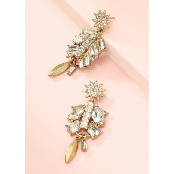 Stella & Dot Campbell Chandelier and Stud 2 in 1 Earrings - Picture 5 of 6